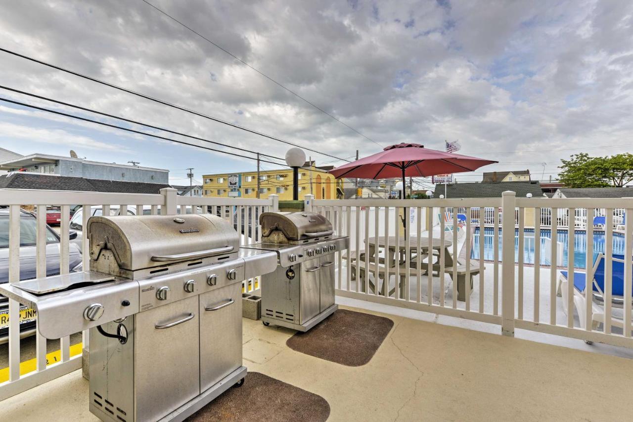 North Wildwood Condo With Pool, Walk To Boardwalk! Eksteriør billede