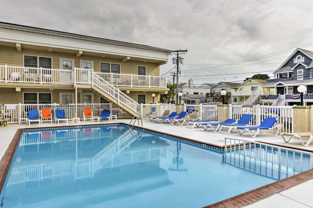 North Wildwood Condo With Pool, Walk To Boardwalk! Eksteriør billede